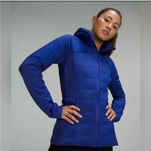 lululemon athletica Women's Down for it All Blue Hooded Jacket